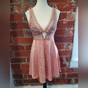 For Love and Lemons Euphoria Embroidered Slip Dress